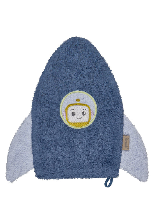 Sterntaler Baby Badehandschuh Waschhandschuh Rakete Bleu