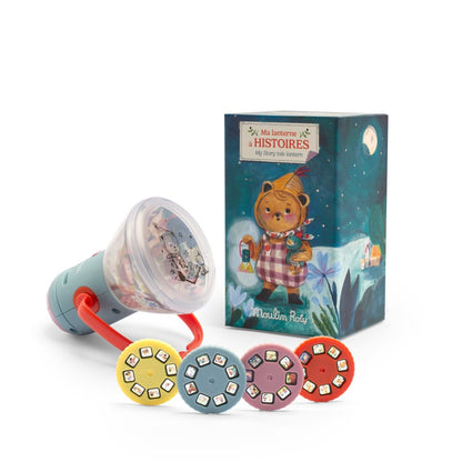 Moulin Roty Les Minouchkas Geschichten Laterne Projektorlampe