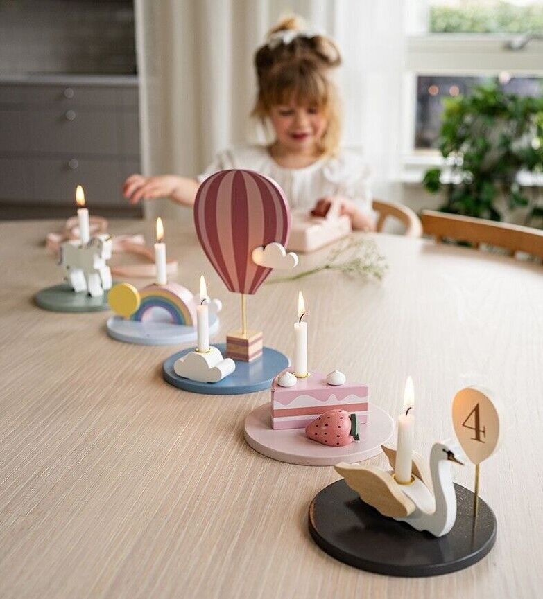 Jabadabado Kinder Geburtsagsdekoration 5-tlg mit allen Zahlen