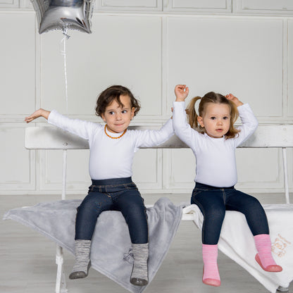 Schnizler Baby Sweat-Hose in Jeans-Optik