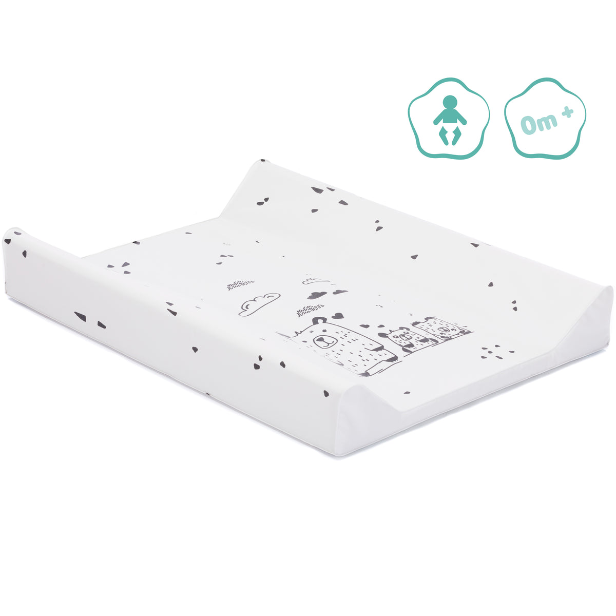 fillikid Wickelauflage mit Keilen Schmal 50x70