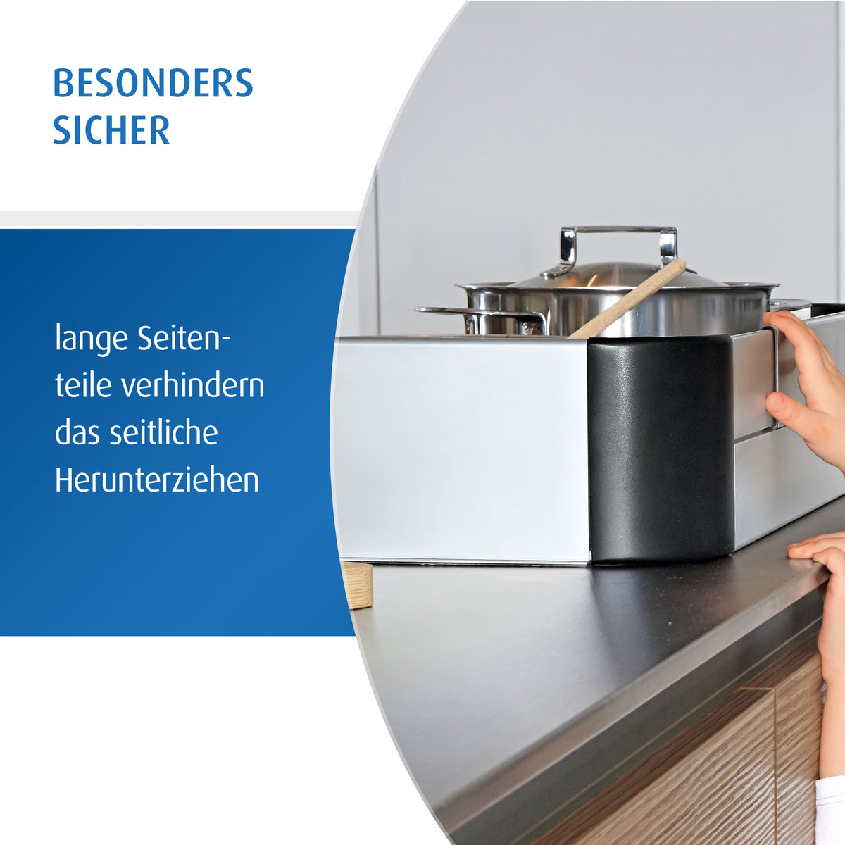 reer Premium Herdschutzgitter Alu f. normale & breite Herde