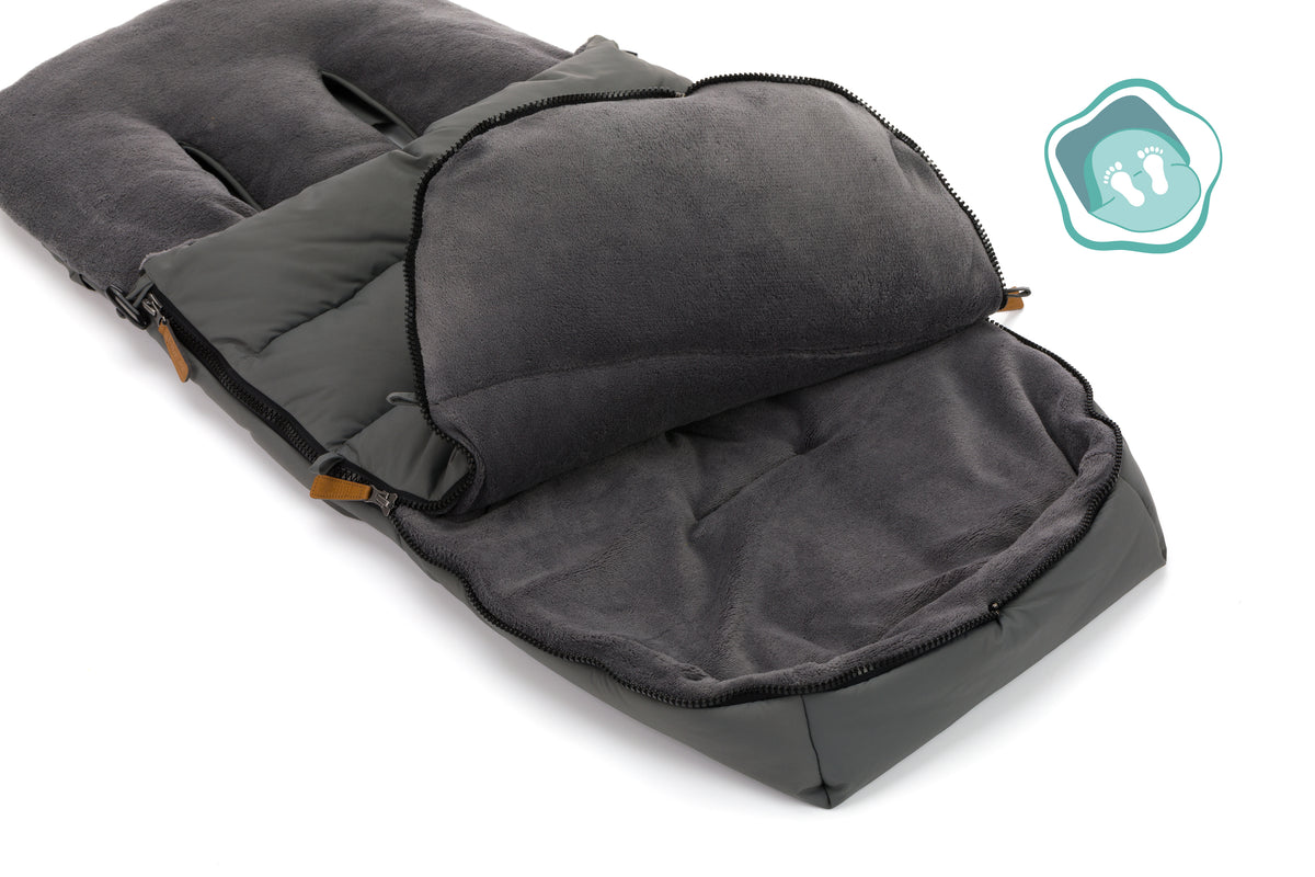 Fillikid Kinderwagen Winter Fußsack Kinley Grau