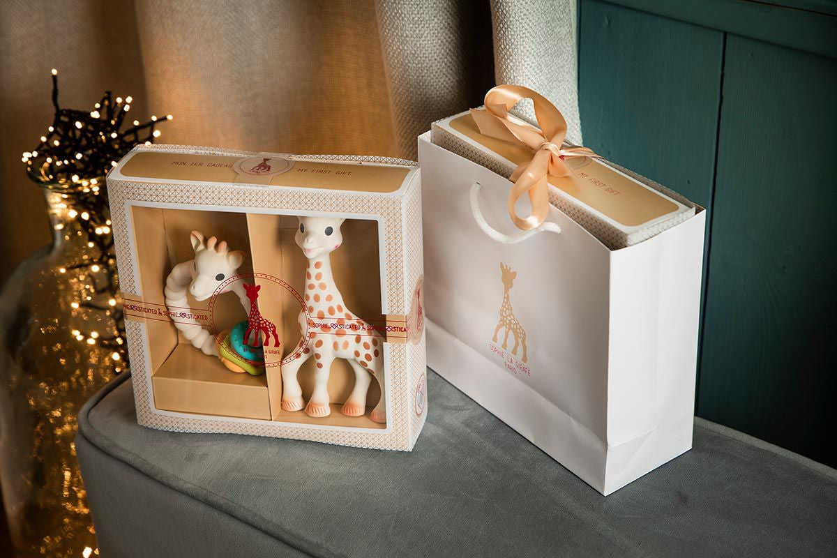 Vulli Geschenkset Sophie la Girafe & Colo-rings 2tlg