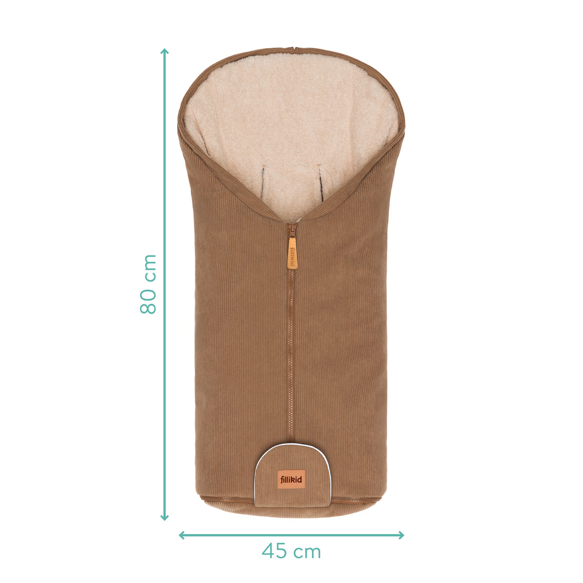 Fillikid Autositz Winter Fußsack Nevis Cord