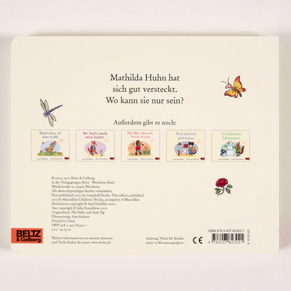 Wo steckt Mathilda Huhn? Klappenbuch von Scheffler & Donaldson