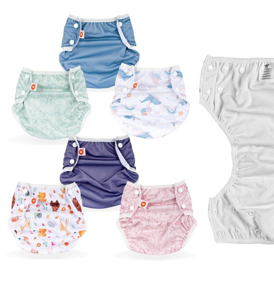 xkko PUL Badewindel Schwimmwindel mitwachsend von 4-15 kg