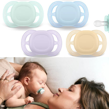 Philips Avent ultra start Beruhigungssauger 0-2M Doppelpack + Sterilisier Box