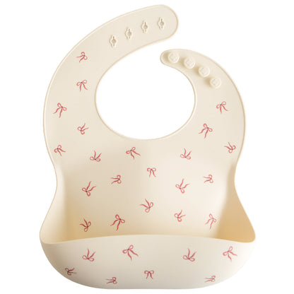 mushie BIB weiches Silikon Auffanglätzchen Sunshine