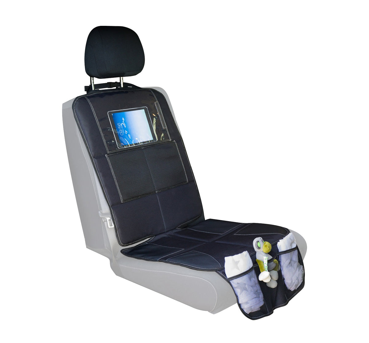 Fillikid Autositzunterlage Luxus mit Tabletthülle