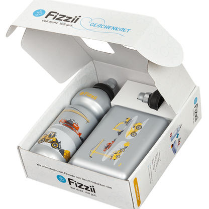 Fizzii Geschenkset Pausenbox & Trinkflasche