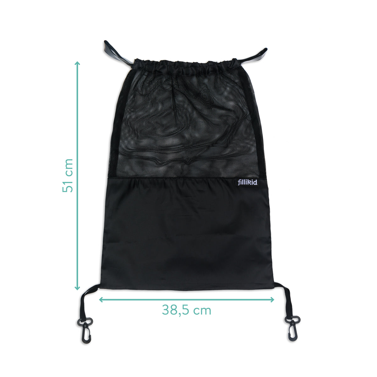 Fillikid Kinderwagennetz schwarz