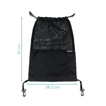 Fillikid Kinderwagennetz schwarz