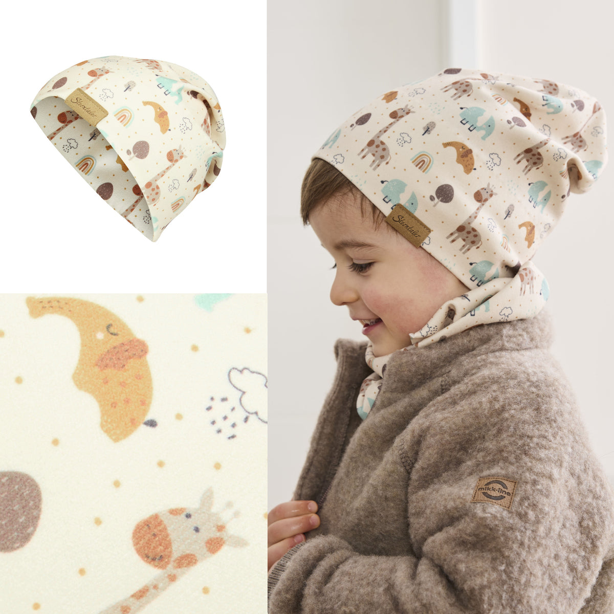 Sterntaler Soft Beanie Bunte Savanne
