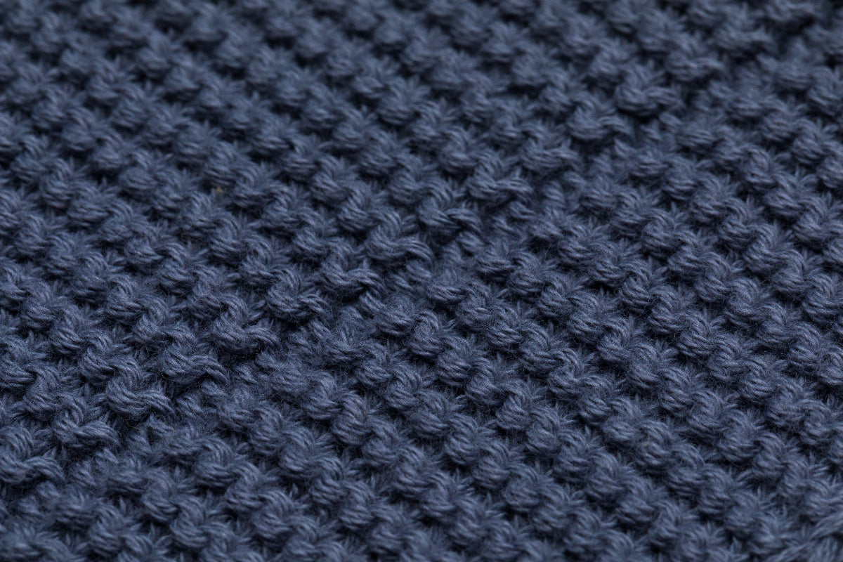 Fillikid Baby Strickdecke blau