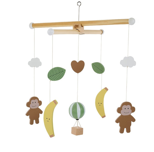 Jabadabado Holz Mobile Äffchen und Bananen