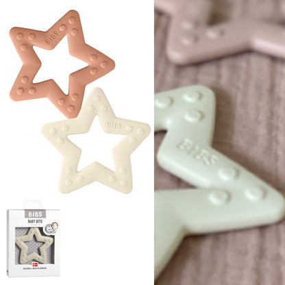 BIBS Bitie Baby Beißring Stern 3m+