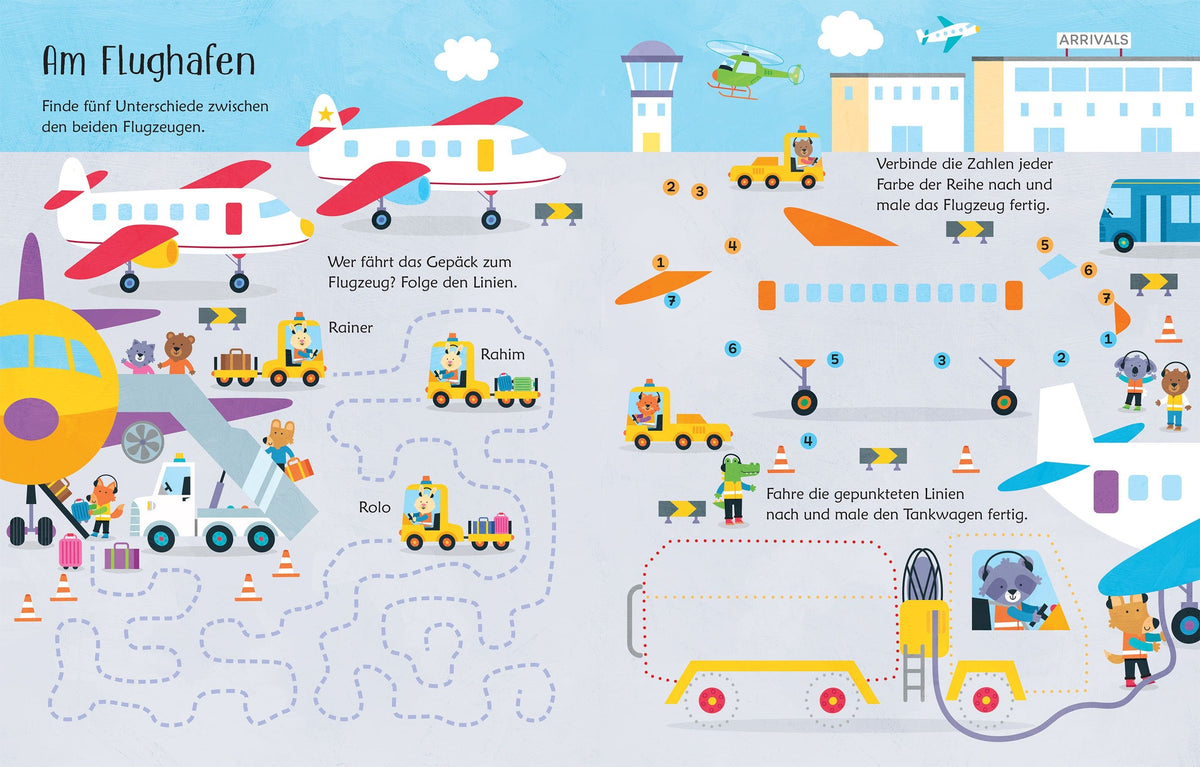 Usborne Wisch und Weg Buch Fahrzeuge 4J+