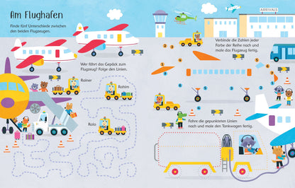 Usborne Wisch und Weg Buch Fahrzeuge 4J+