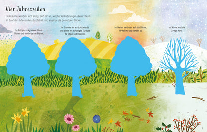 Usborne Kinder Stickerbuch: Bäume