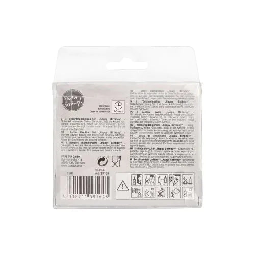 Bunte Happy Birthday Kuchen Kerzen (13 St/Pack)