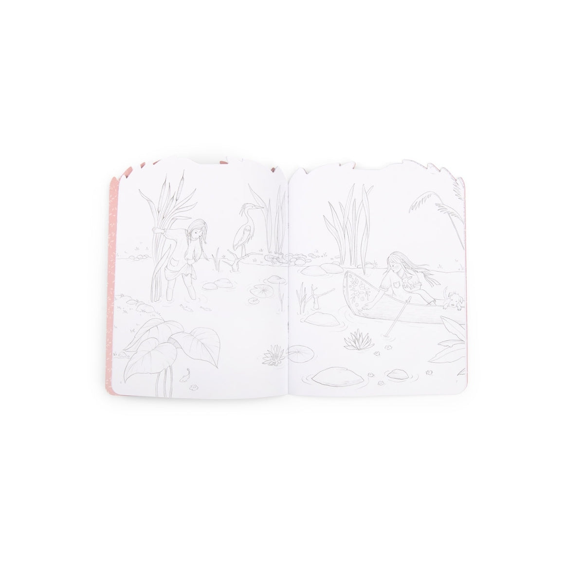Moulin Roty Malbuch Les Rosalies mit Stickern