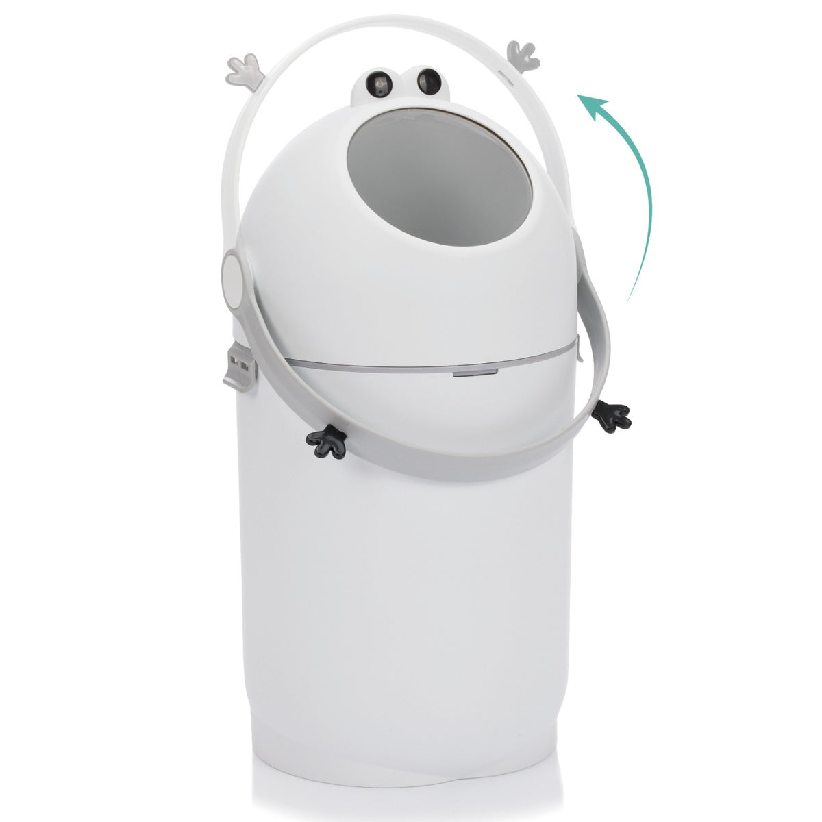 Fillikid geruchsdichter Windeleimer Frog weiß 15 Liter