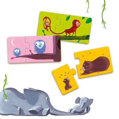 Djeco Duo Puzzle Mami & Kind 2J+