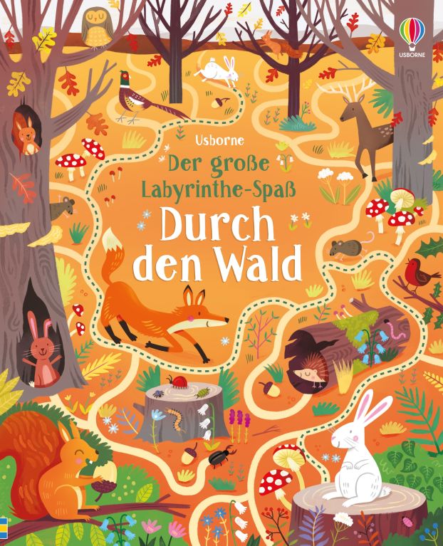 Usborne Labyrinth Spaß: Durch den Wald 6J+