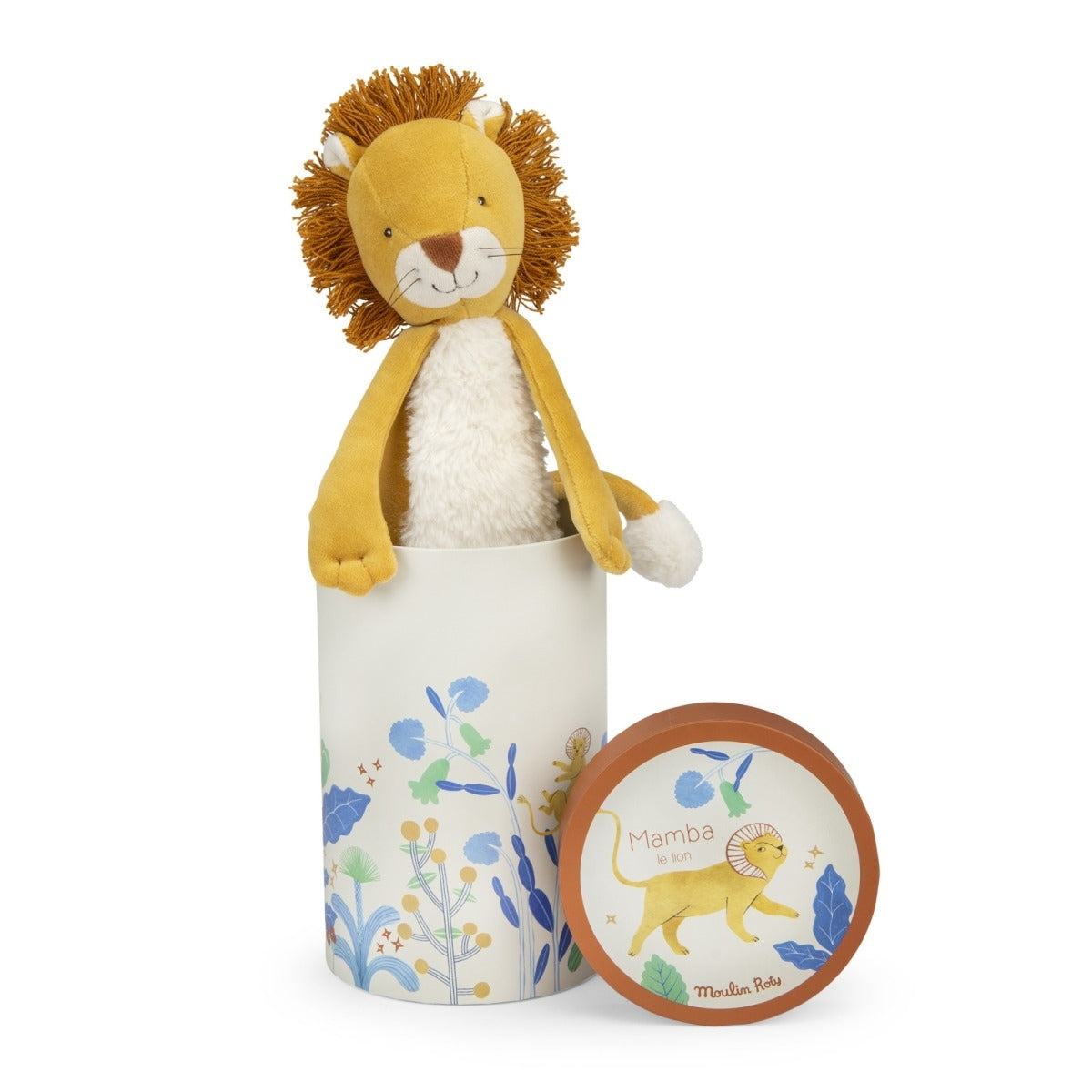 Moulin Roty Mawa Plüschtier Löwe Mamba in Geschenkdose