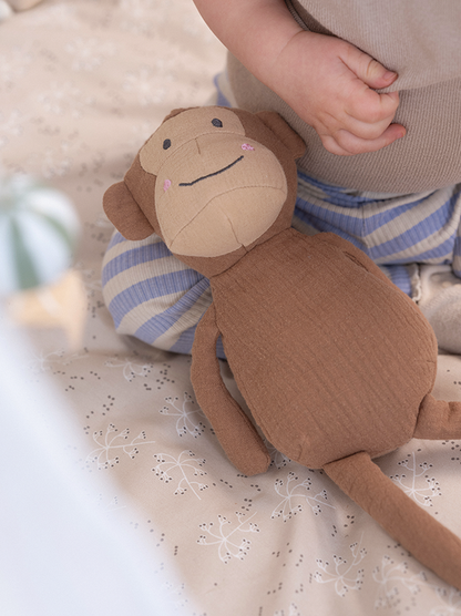 Jabadabado Baby Geschenkset Äffchen mit Bananendecke