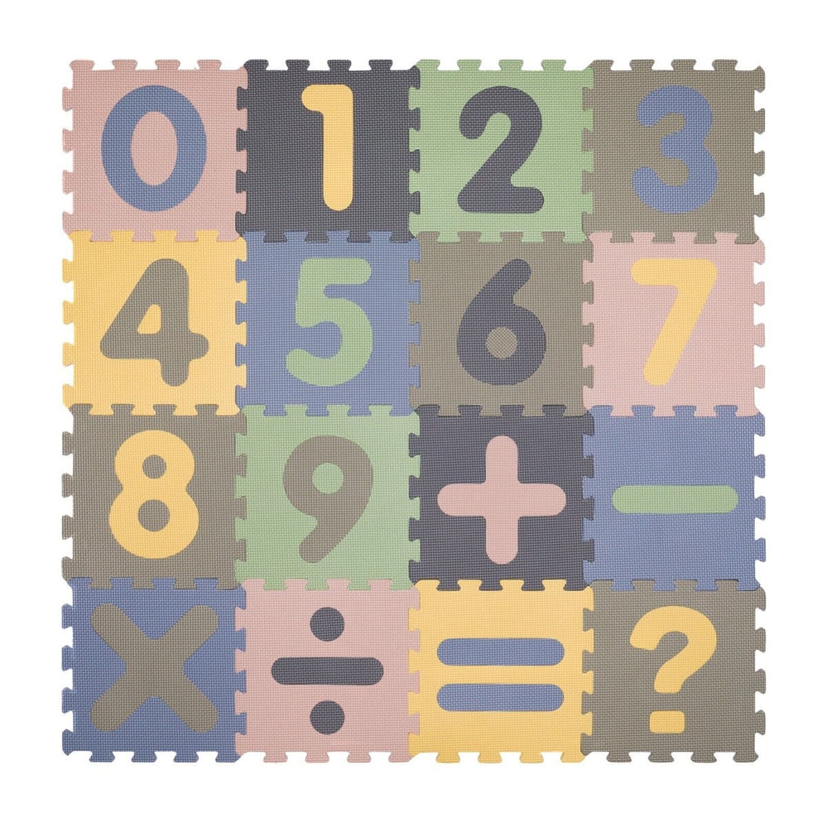 Fillikid Puzzle-Matte Zahlen 16-teilig (126 x 126 x1 cm) 0m+