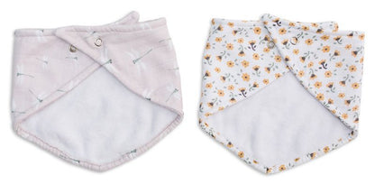 Lulujo Bw Spucktuch Set Lätzchen Vintage Floral + Dragonfly