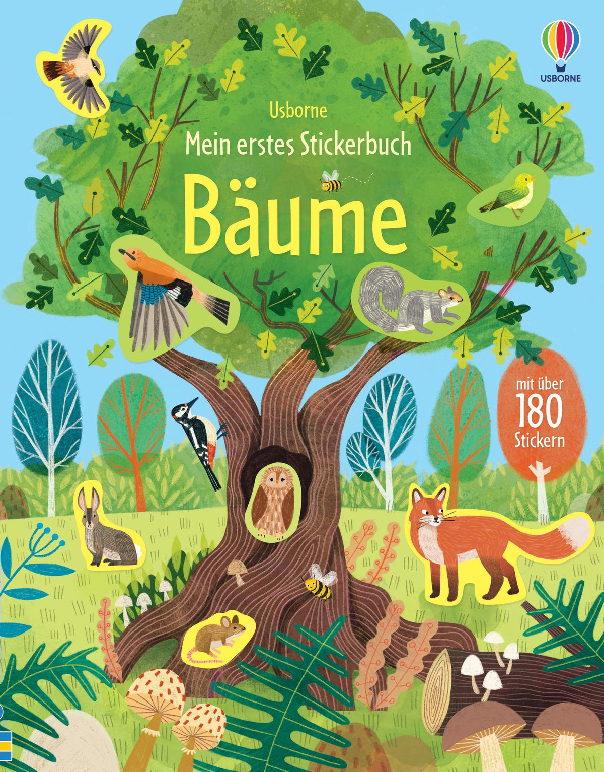 Usborne Kinder Stickerbuch: Bäume