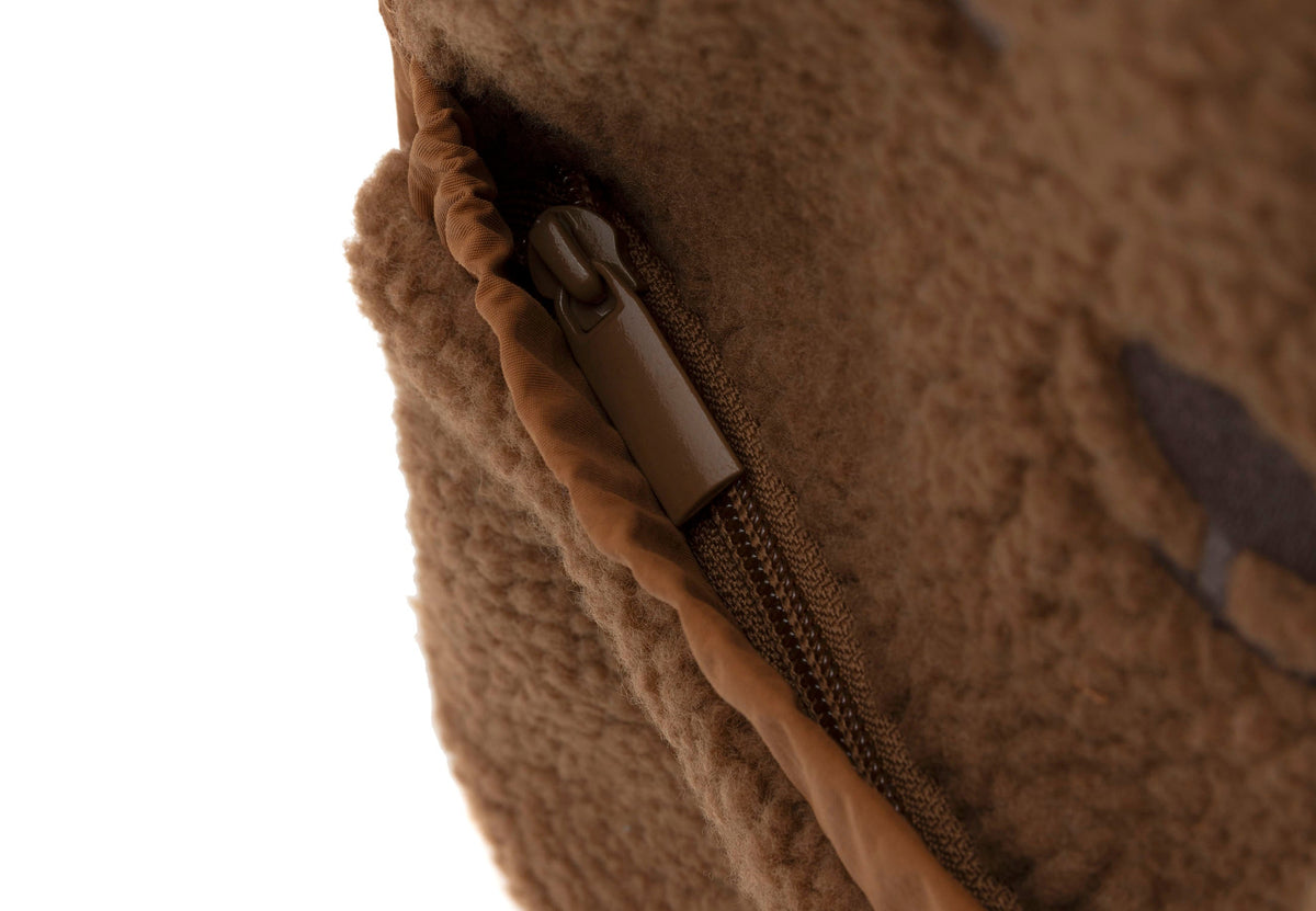 Jollein Kinder Rucksack Hund Diego Braun Detail