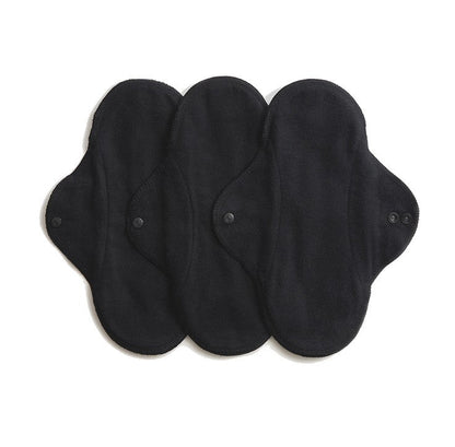 ImseVimse waschbare Damenbinden Black 3er