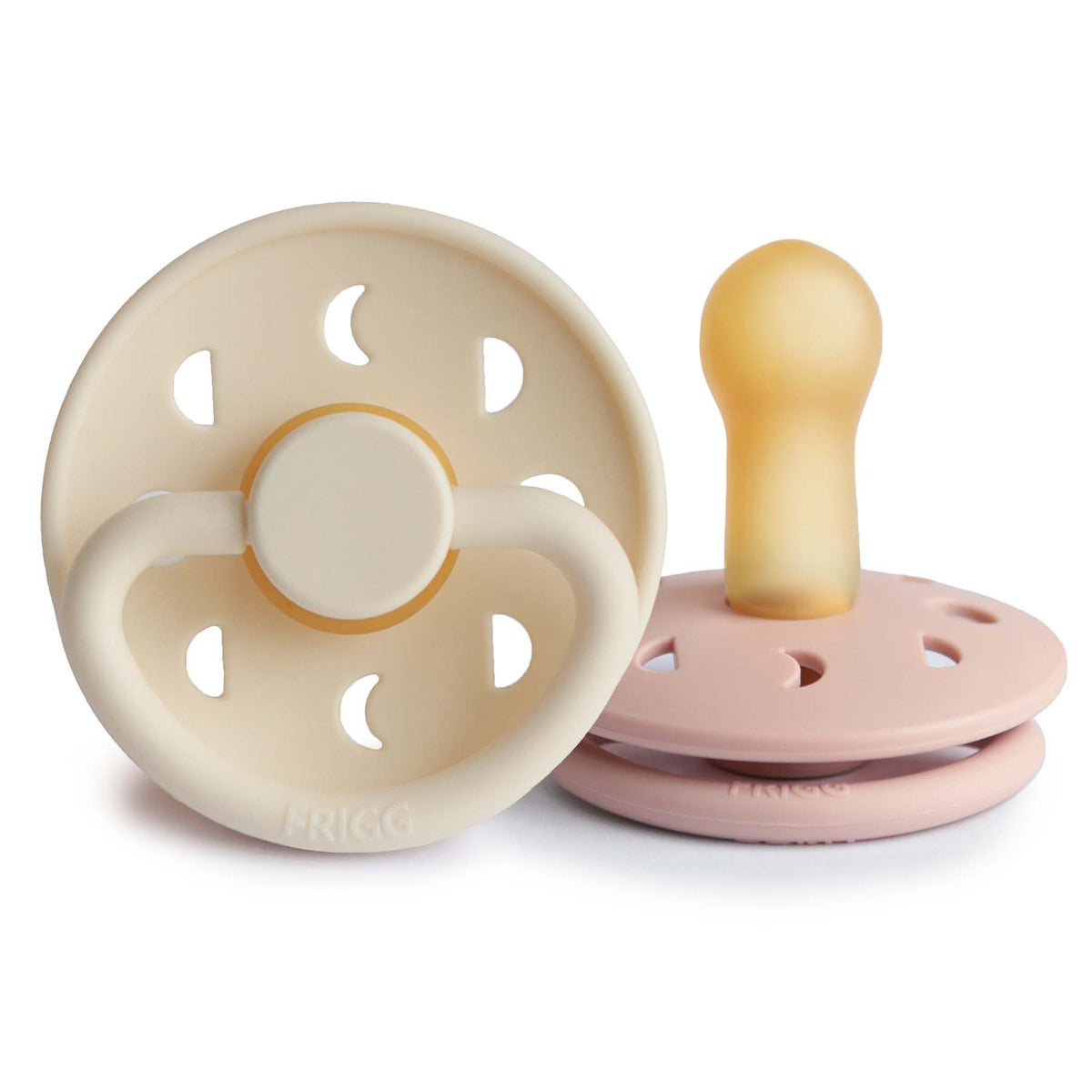 FRIGG Schnuller Latex Moon Kirschform Rund
