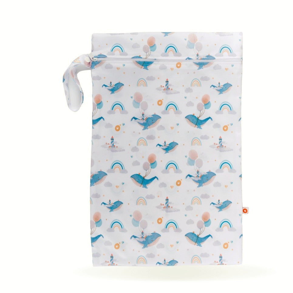 Xkko Windelsack f. Unterwegs WetBag 30x45 cm für 6 Windeln